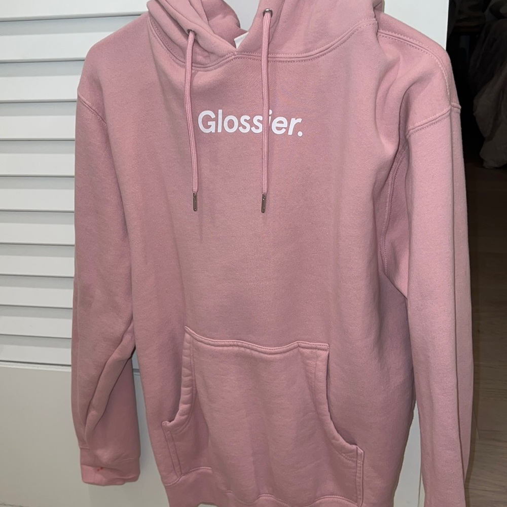 Glossier - Original Pink Hoodie (Small)